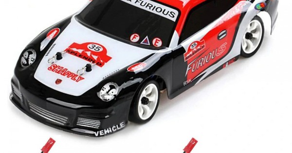 Wltoys K969 1/28 2.4G 4WD Drift RC Car with 2 Batteries – 30km/h